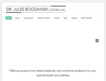 Tablet Screenshot of julesbogdanski.com
